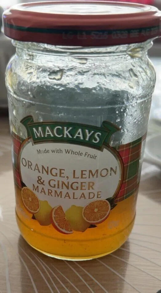 Marmelade orange lemon et ginger