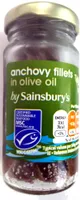 Anchovy fillets in olive oil