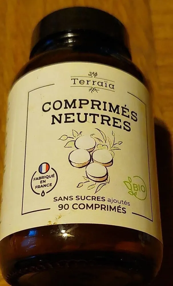 Comprimés neutres
