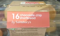 Chocolate chip shortbread