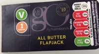 All butter flapjack