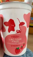 Lactose free strawberry yogurt