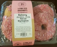 Pink Iced Ring Doughnuts