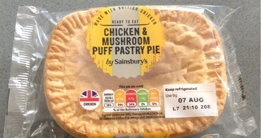 Chicken & Mushroom pie