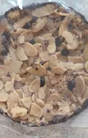 Sweet sticky backrd almonds