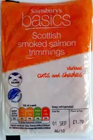 Scottish smoked salmon trimmings