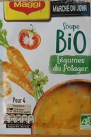 Soupe bio légume du potager