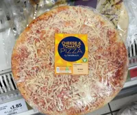 Cheese and tomato pizza