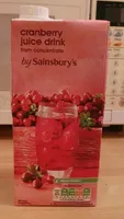 Cranberry juice drink