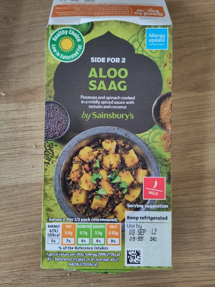 Aloo Sag