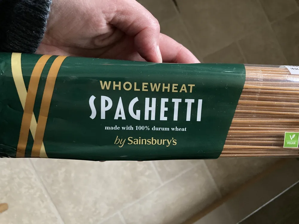 wholewheat spaghetti