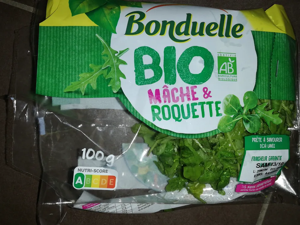 mâche et roquette