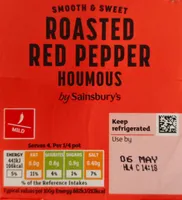 Smooth & Sweet Red Pepper Houmous