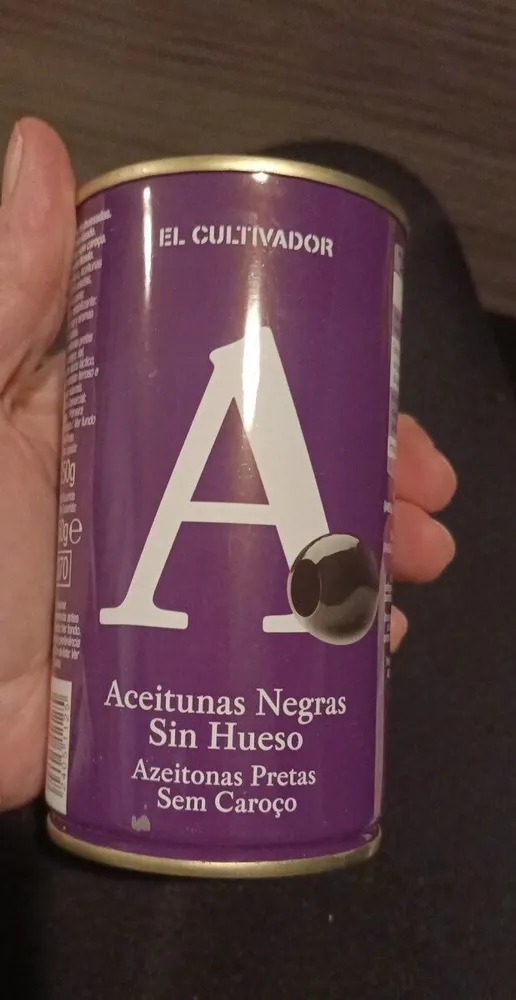 Aceitunas negras sin hueso