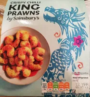 Crispy chilli king prawns