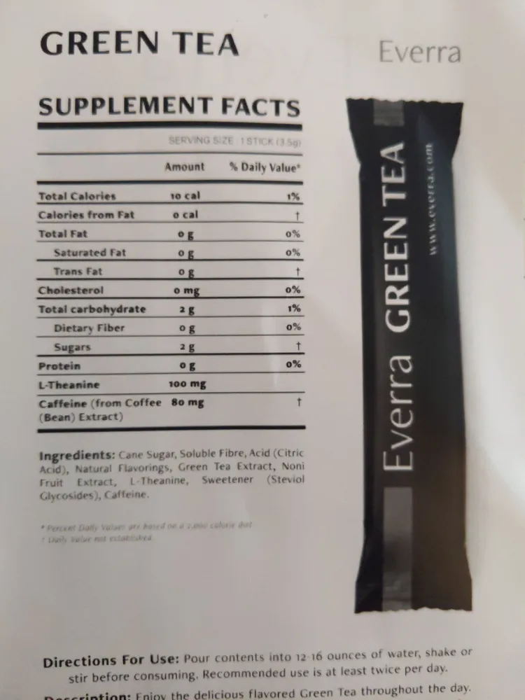 Everra green tea