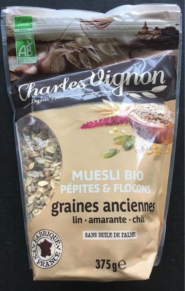 Muesli bio pepites et flocons