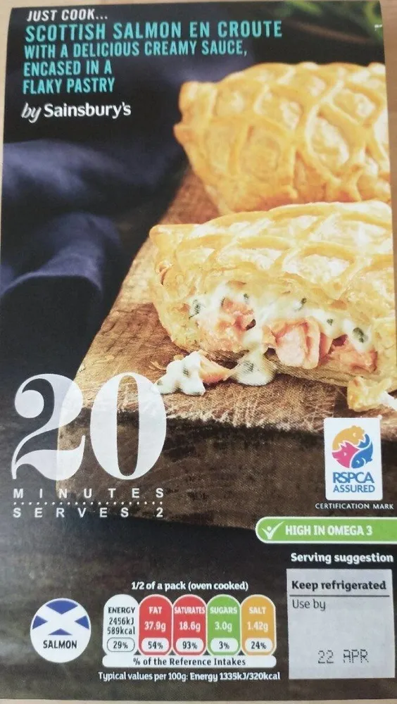 Scottish Salmon en croute