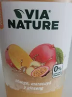 Zumo de mango, maracuyá y ginseng
