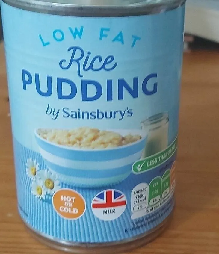 Low Fat Rice Pudding