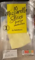 Mozzarella slices
