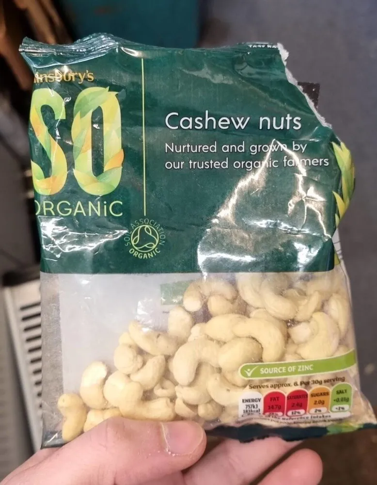So organic Cashew nuts