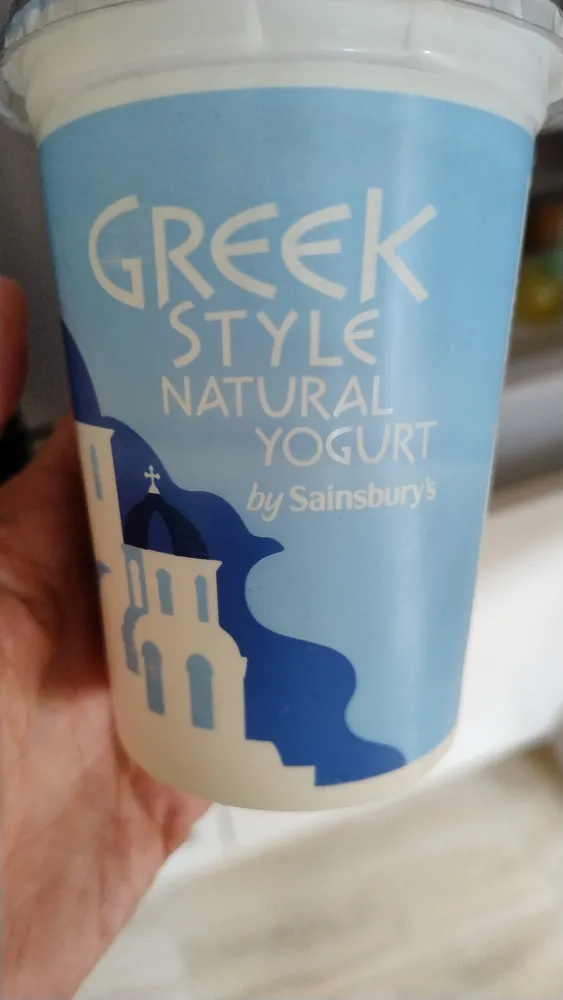 Greek style natural yogurt