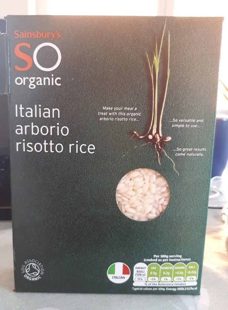 Italian arborio risotto rice