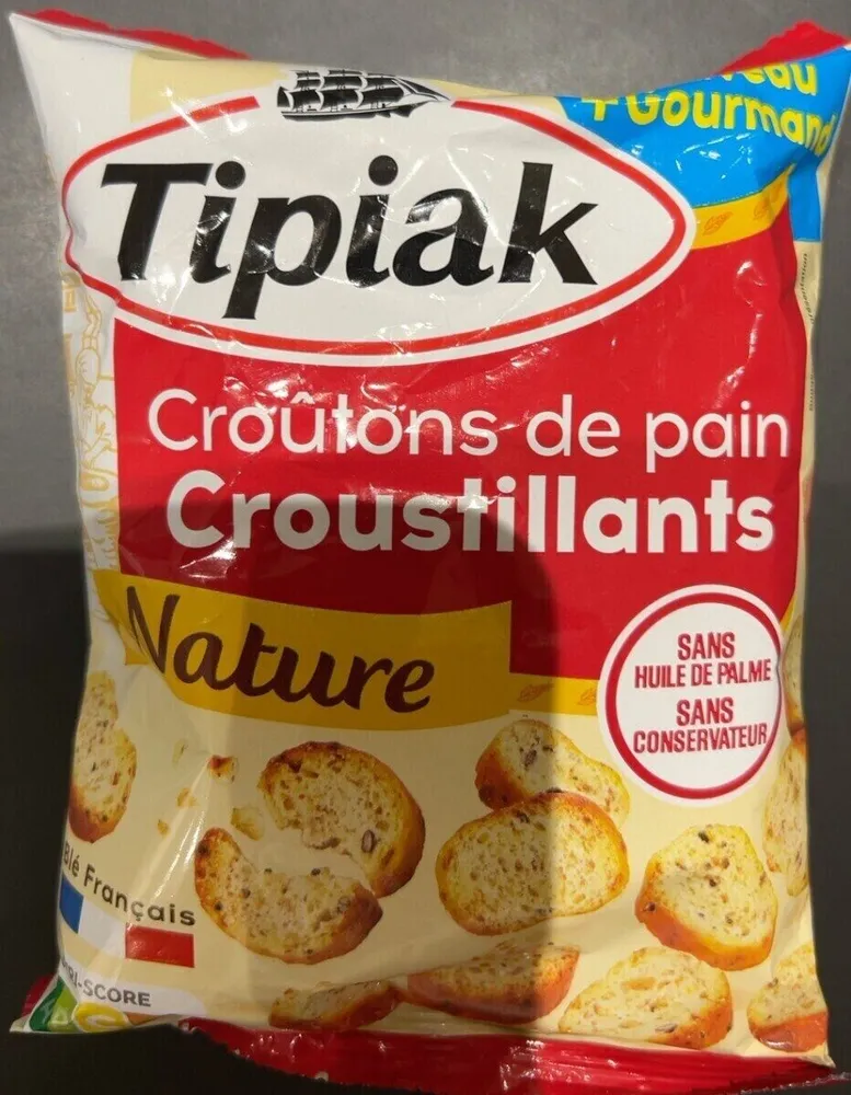 Croutons de pain croustillants