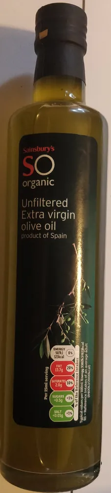 Organic Unfiltered Extra virgin olive oil