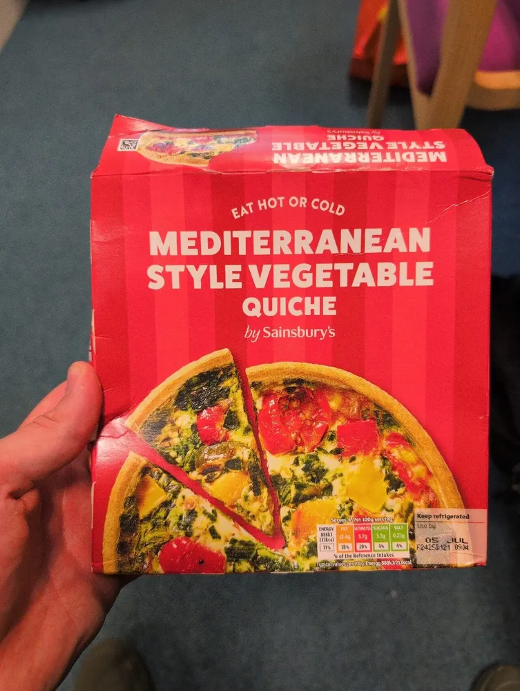 MEDITERRANEAN STYLE VEGETABLE QUICHE