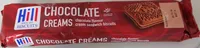 chocolate flavour cream sandwich biscuit