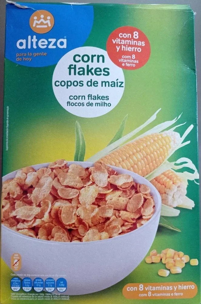 Corn flakes copos de maíz