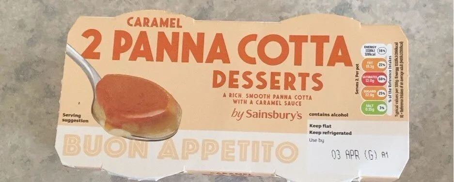 Caramel Panna Cotta