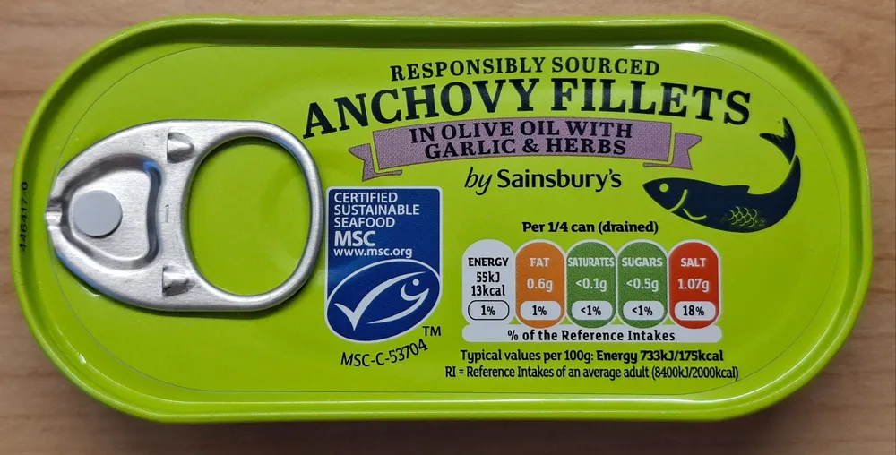 Anchovy fillets