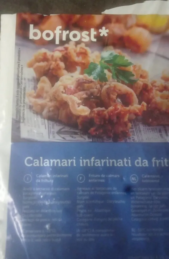 Calamari infarinati da frittura