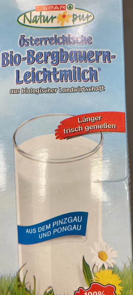 Österreichische Bio-Bergbauern-Leichtmilch