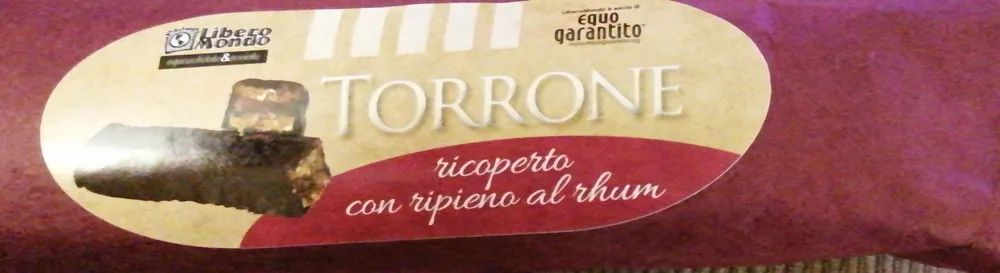 Torrone ripieno al rhum