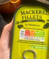 Mackerel Fillets in Olive Oil