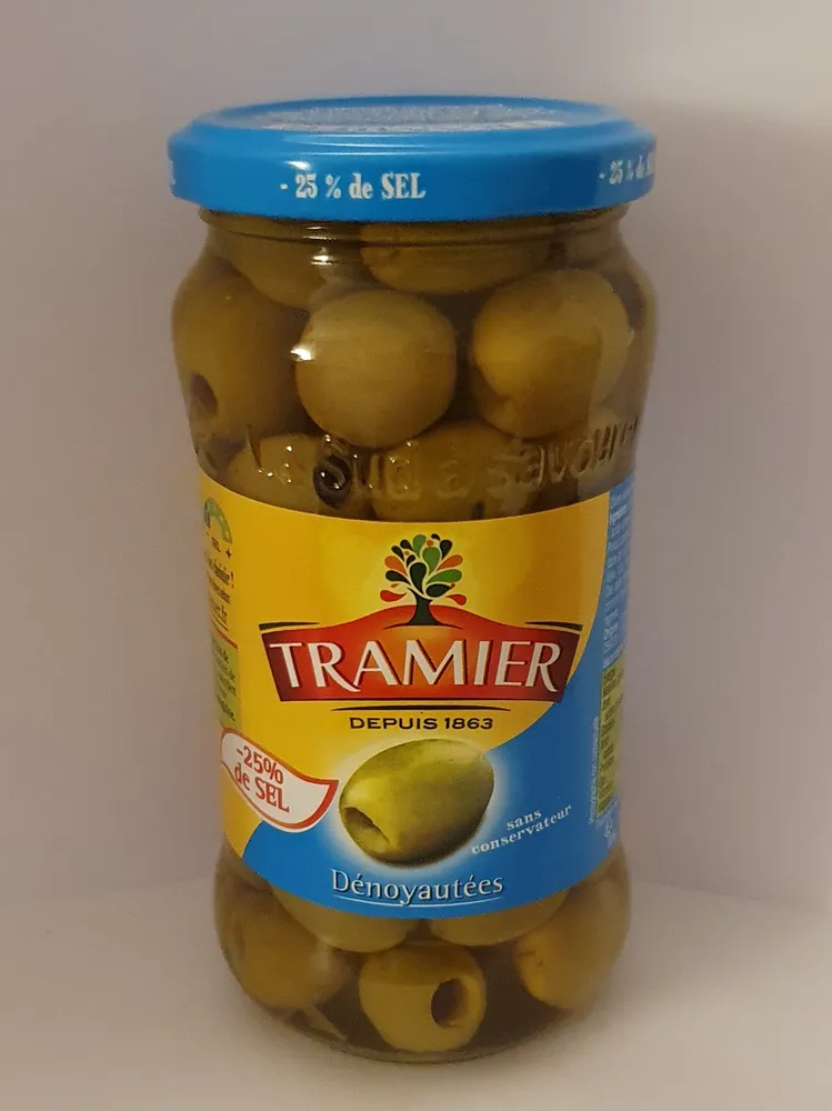 Olives dénoyautées