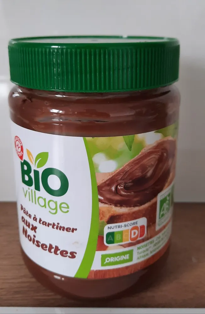 Pâte à tartiner aux noisettes