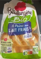 8 pains au lait frais bio