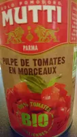 Pulpe de tomates en morceaux