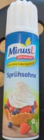 crème fouettée sans lactose