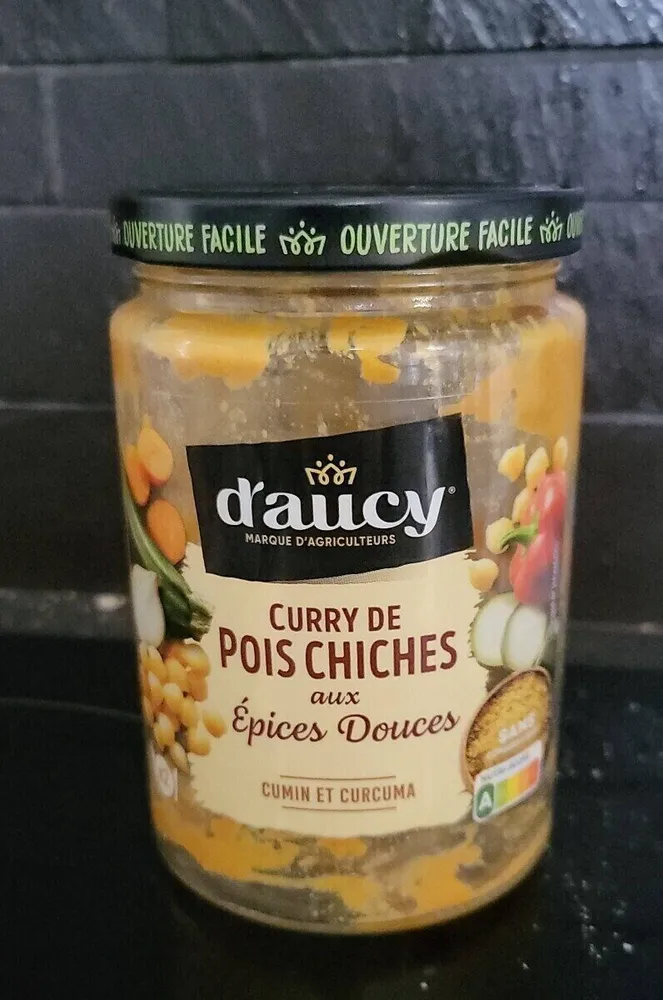 Curry de pois chiches aux épices douces