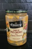 Curry de pois chiches aux épices douces