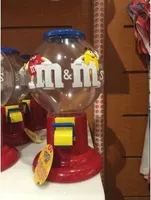 M &M'S World Bubble Gum Machine Candy Dispenser New With Tags