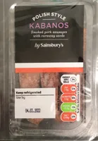 Smoked pork sausage with caraway seeds