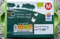 6 free range British eggs