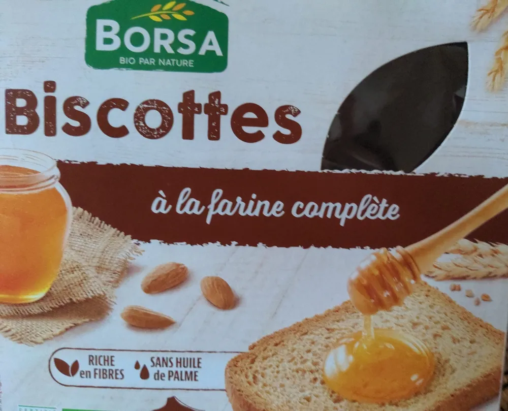 Biscottes à la farine complète